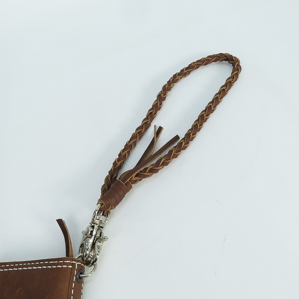 実際に弊社で買取させて頂いたRED WING/レッドウィング 二つ折り長財布 ウォレットコード付の画像 3枚目