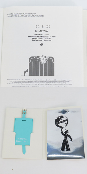 実際に弊社で買取させて頂いた【レシート原本】RIMOWA × Tiffany & Co./リモワ×ティファニー ロックカット キャビン スーツケース/キャリーバッグの画像 8枚目