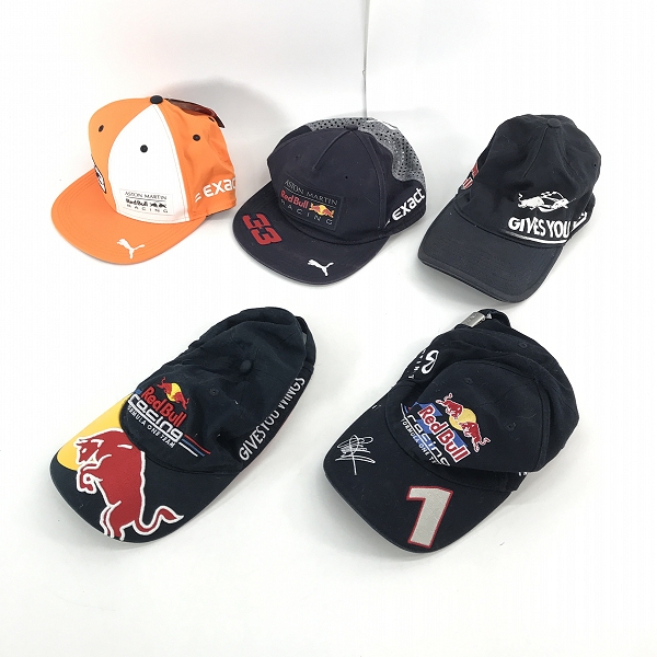 実際に弊社で買取させて頂いた【おまとめ/未使用含む】PUMA/プーマ RedBull/レッドブル アストンマーチン 等 キャップ/帽子
