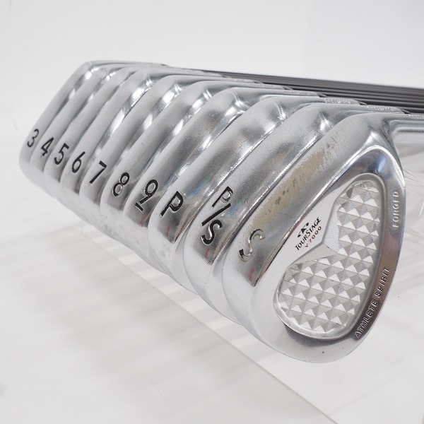 実際に弊社で買取させて頂いたBRIDGESTONE/ブリヂストン TOURSTAGE /ツアーステージ V7000 アイアン #3～9,P,P/S,Sw 10本セット TDI-60H FLEX:R