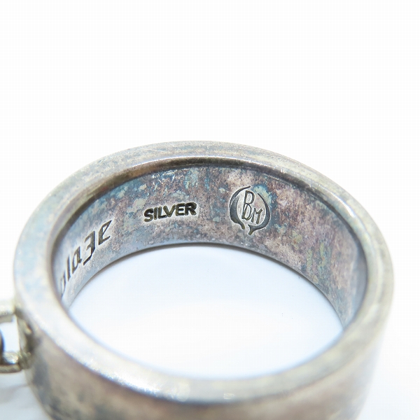 実際に弊社で買取させて頂いたBloody mary/ブラッディマリー Mirage of blaze/ミラージュ オブ ブレイズ クロス付きリング 15-15.5号の画像 8枚目