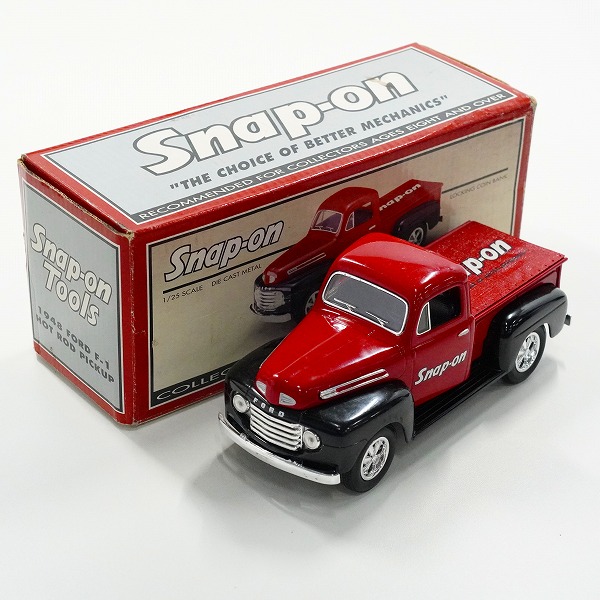 実際に弊社で買取させて頂いたSnap-on/スナップオン 1/25 1948 FORD F-1 HOT ROD PICKUP LIMITED EDITION ミニカー 貯金箱