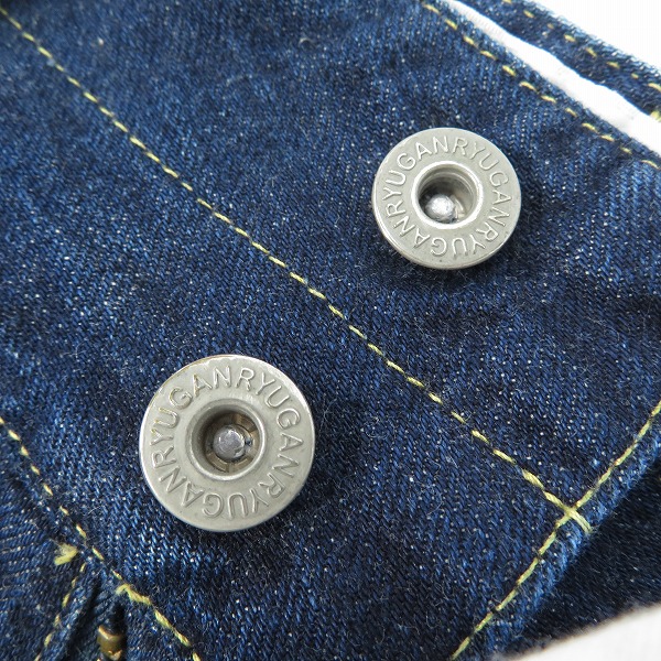 実際に弊社で買取させて頂いたGANRYU COMME des GARCONS/ガンリュウコムデギャルソン インディゴ サルエルパンツ EM-P020/Sの画像 6枚目