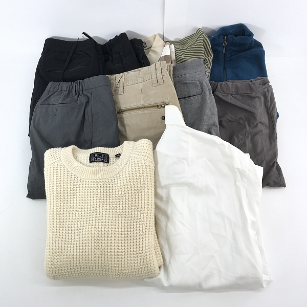 実際に弊社で買取させて頂いた【おまとめ】ヒューゴボス/ユナイテッドアローズ/トゥモローランド 等 白シャツ/ニット/ドロストパンツ 他