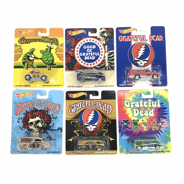 実際に弊社で買取させて頂いた【未開封】Hot Wheels/ホットウィール GRATEFUL DEAD TRUCK/DAIRY DELIVERY/T1 PANEL BUS 他 6点セット
