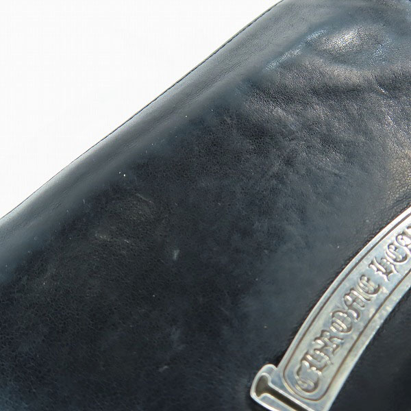 実際に弊社で買取させて頂いたCHROME HEARTS/クロムハーツ REC F ZIP MINI/レックジップミニ ラウンドジップウォレットの画像 9枚目