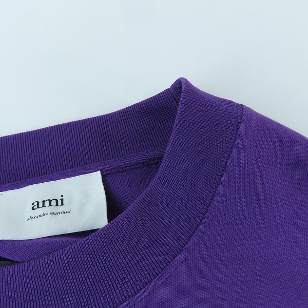 実際に弊社で買取させて頂いたami alexandre mattiussi/アミ ロゴ刺繍 Tシャツ/Mの画像 7枚目