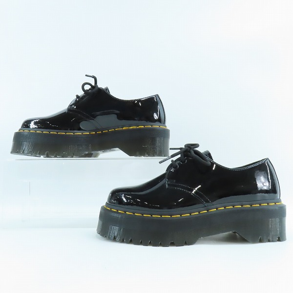 実際に弊社で買取させて頂いたDr.Martens/ドクターマーチン 1461 QUAD パテントレザー 3ホールブーツ/ダービー シューズ/UK5の画像 3枚目