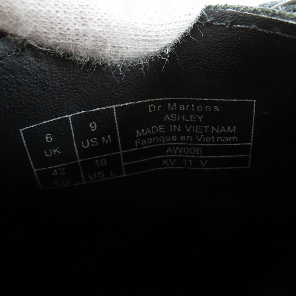 実際に弊社で買取させて頂いたDr.Marten/ドクターマーチン ASHLEY ラバーソールシューズ /UK8の画像 5枚目