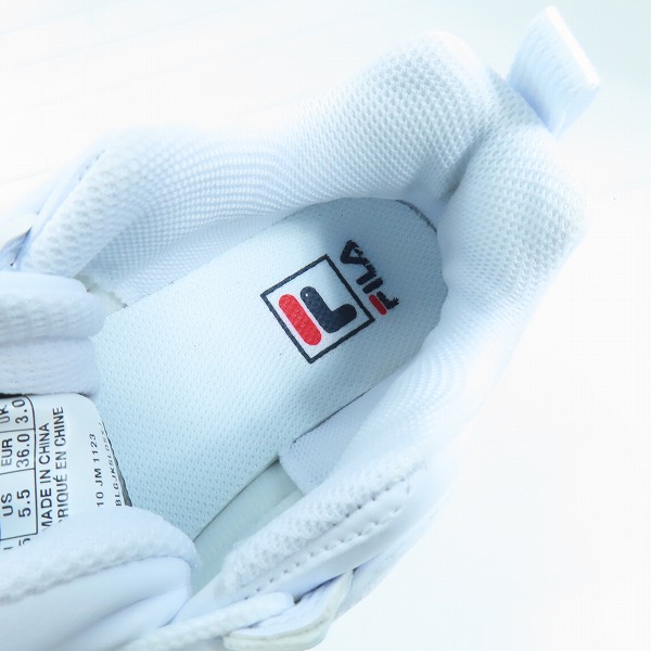 実際に弊社で買取させて頂いたFILA/フィラ Disruptor II Wedge/ディスラプター ウェッジ WFW22044-125/22.5の画像 4枚目