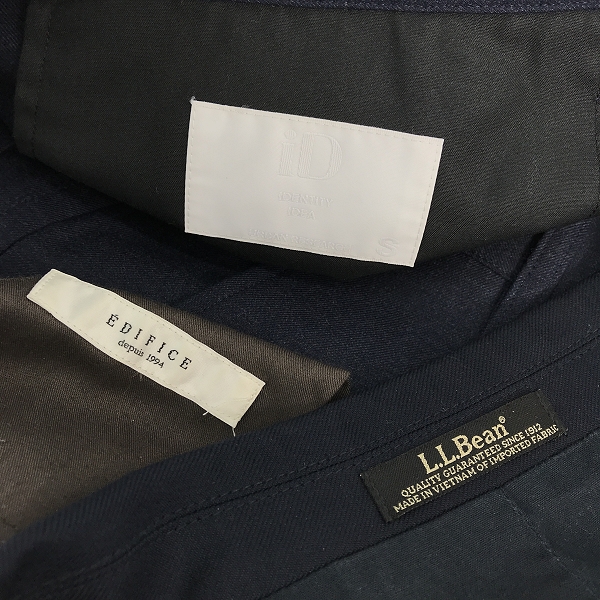 実際に弊社で買取させて頂いた【おまとめ】エルエルビーン/エディフィス/アーバンリサーチ 等 スラックスパンツ/長袖シャツ/スーツ 他の画像 1枚目