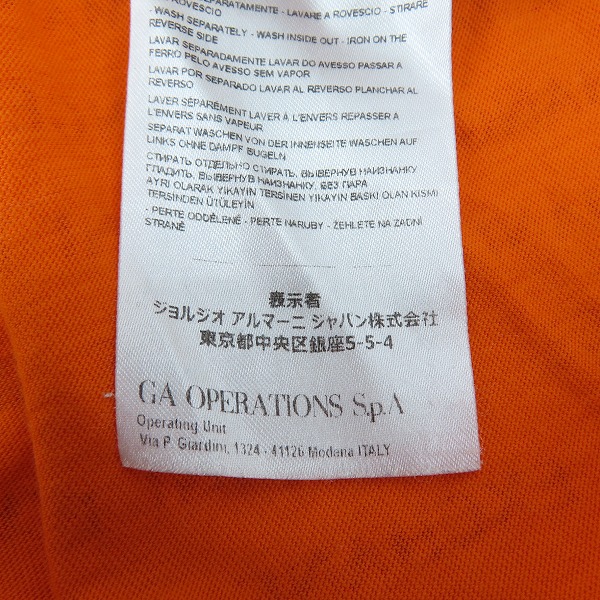 実際に弊社で買取させて頂いたARMANI EXCHANGE/アルマーニエクスチェンジ 半袖Tシャツ 3HZTFC ZJH4Z/Mの画像 5枚目