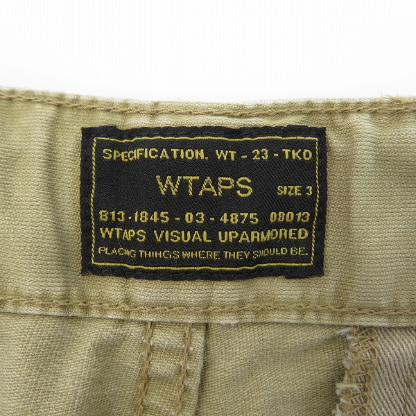 実際に弊社で買取させて頂いたWTAPS/ダブルタップス テーパード カーゴパンツ 162GWDT-PTM06/3の画像 3枚目