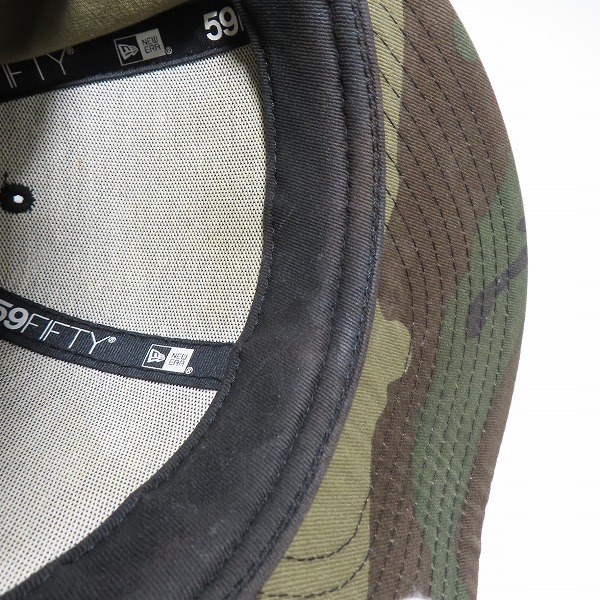 実際に弊社で買取させて頂いたF.C.R.B.×NEWERA/FCレアルブリストル×ニューエラ BRISTOL EMBLEM LOGO 6panel Cap キャップ カモフラの画像 7枚目