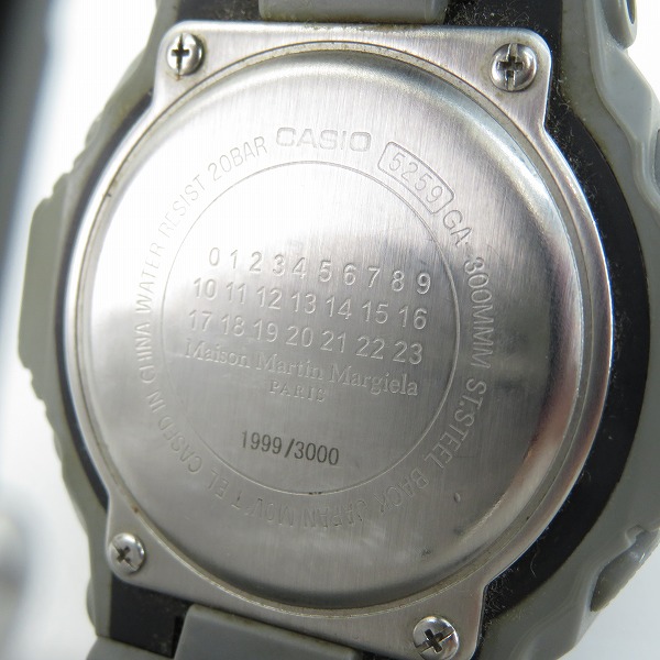 実際に弊社で買取させて頂いたG-SHOCK/Gショック by Maison Martin Margiela/メゾンマルタンマルジェラ GA-300MMM-8Aの画像 3枚目
