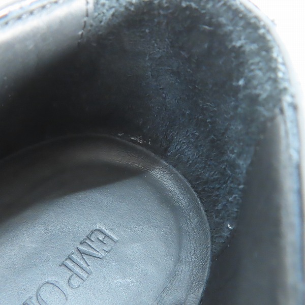 実際に弊社で買取させて頂いたEMPORIO ARMANI/エンポリオ アルマーニ サイドイーグル エンブレムロゴ型押し ローファー 6の画像 6枚目