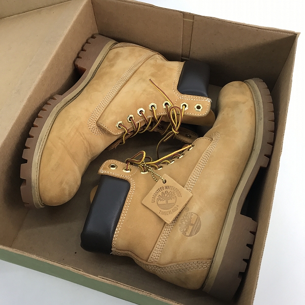 実際に弊社で買取させて頂いたTimberland/ティンバーランド プレミアム 6インチ ウォータープルーフ ブーツ 10061 8.5Wの画像 7枚目