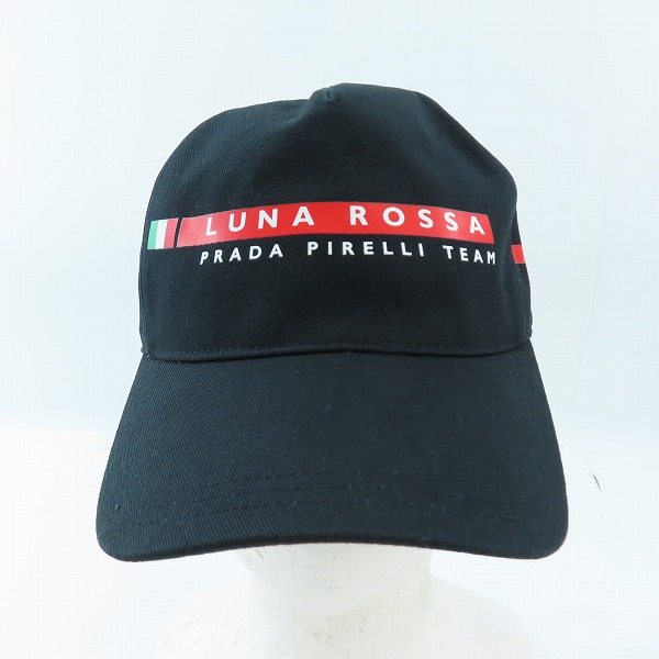 実際に弊社で買取させて頂いたPRADA/プラダ LUNA ROSSA/ルナロッサ ベースボールキャップ/帽子 XXSの画像 1枚目
