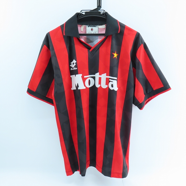 実際に弊社で買取させて頂いたlotto/ロット 93/94 ACミラン ホームユニフォーム /M