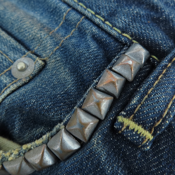 実際に弊社で買取させて頂いたHYSTERIC GLAMOUR×野口強/ヒステリックグラマー×ノグチツヨシ REAL WRINKLE CLASH加工/スタッズ 0204AP10/30の画像 7枚目