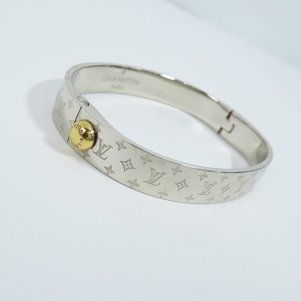 実際に弊社で買取させて頂いたLOUIS VUITTON/ルイヴィトン カフナノグラム ブレスレット  M00250/LE0199/size:M