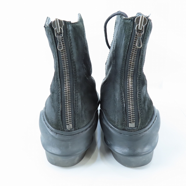 実際に弊社で買取させて頂いた【難有】JULIUS/ユリウス  バッグジップ ブーツの画像 1枚目