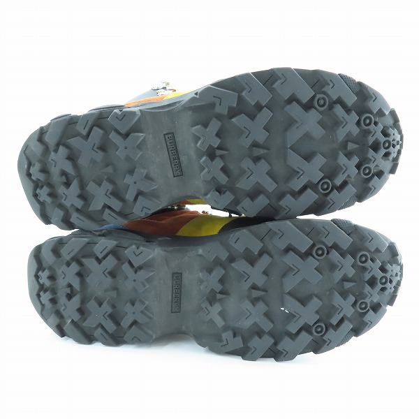 実際に弊社で買取させて頂いたBURBERRY/バーバリー トレッキングブーツ スウェード 切り替え/41の画像 2枚目