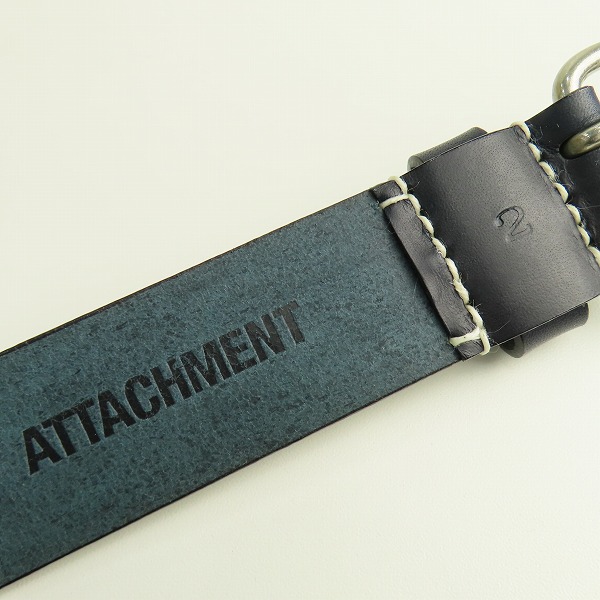 実際に弊社で買取させて頂いたATTACHMENT/アタッチメント レザーベルト ブラックの画像 3枚目