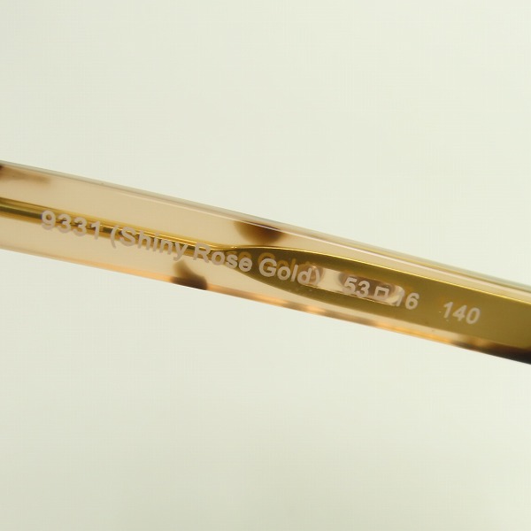 実際に弊社で買取させて頂いたCOACH/コーチ メタルフレーム 眼鏡/メガネフレーム/アイウェア シャイニー ローズ ゴールド HC5098TD-9331の画像 6枚目