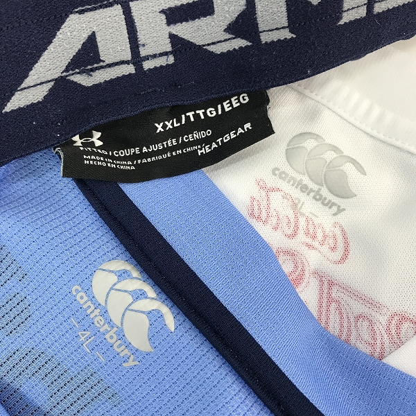 実際に弊社で買取させて頂いた【おまとめ】アンダーアーマー/カンタベリー 他 YAMAHA/コカコーラ/NTT 等 トラックシャツ/パンツ ラグビーの画像 2枚目