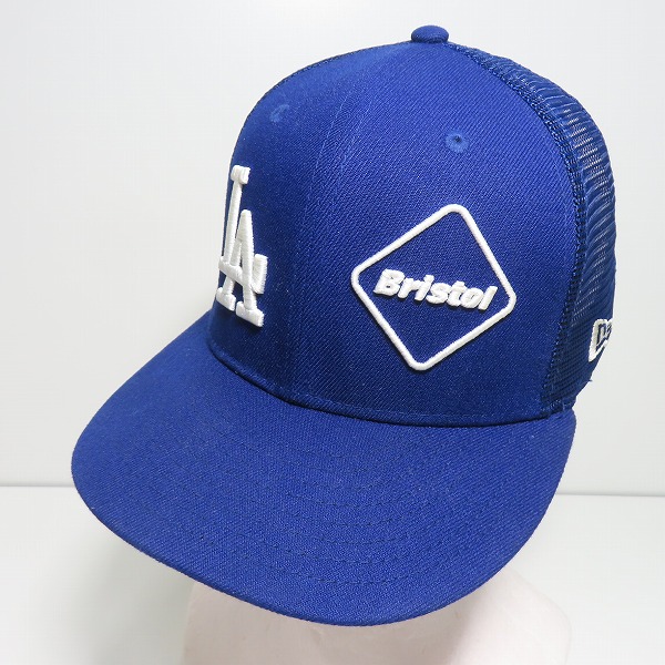 実際に弊社で買取させて頂いたF.C. Real Bristol×NEW ERA/エフシー レアルブリストル×ニューエラ ドジャース 刺繍ロゴキャップ FCRB-212104