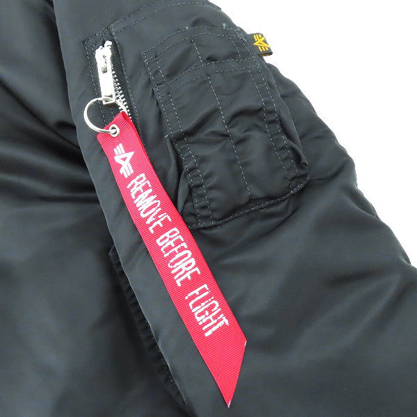 実際に弊社で買取させて頂いたmastermind JAPAN×ALPHA/マスターマインド×アルファ MA-1 ジャケット リバーシブル Mの画像 8枚目