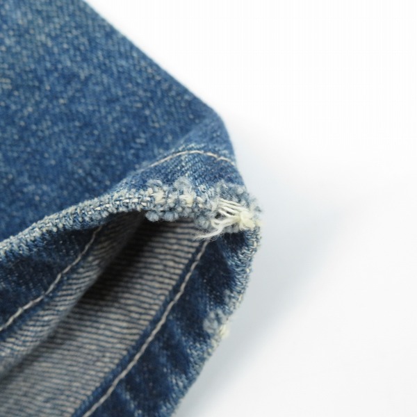 実際に弊社で買取させて頂いたvisvim/ヴィズヴィム 17SS BUCKY COVERALL DAMAGED デニム カバーオール 0117105006006/1の画像 4枚目