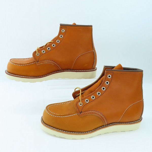 実際に弊社で買取させて頂いたRED WING/レッドウィング 6-inch Classic Moc アイリッシュセッター モックトゥ 875/9Eの画像 3枚目