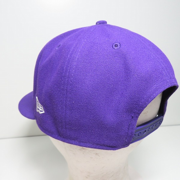 実際に弊社で買取させて頂いたF.C.R.B.×NEWERA/FCレアルブリストル×ニューエラ BRISTOL EMBLEM LOGO 6panel Cap キャップ パープルの画像 2枚目