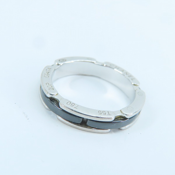 実際に弊社で買取させて頂いたCHANEL/シャネル ウルトラ ノアール リング K18WG T55/14.5号