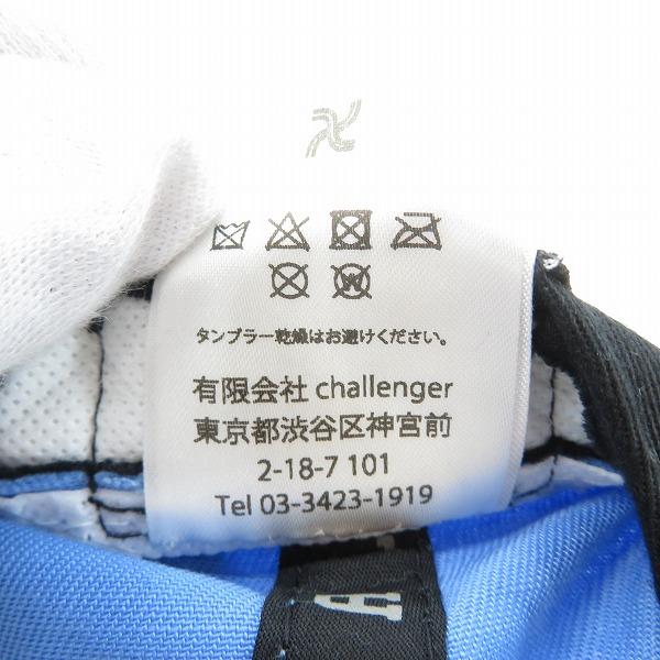 実際に弊社で買取させて頂いたCHALLENGER/チャレンジャー IRON HORSE TRACKER CAP キャップ ブルー/FREEの画像 7枚目