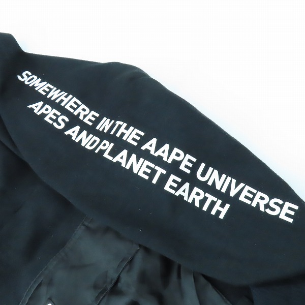 実際に弊社で買取させて頂いたAAPE BY A BATHING APE/エーエイプバイアベイシングエイプ ハーフジップ パーカー/Lの画像 5枚目