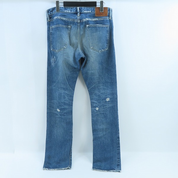 実際に弊社で買取させて頂いたHYSTERIC GLAMOUR/ヒステリックグラマー DUR加工デニム スリムストレート デニムパンツ 0242AP03/31の画像 1枚目
