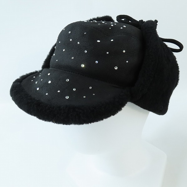 実際に弊社で買取させて頂いたHERMES/エルメス ラムレザー フライトキャップ/59