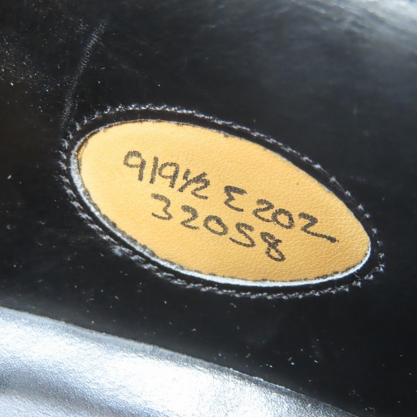 実際に弊社で買取させて頂いたEDWARD GREEN/エドワードグリーン CHELSEA/チェルシー レザーシューズ E202 9/9.5 の画像 5枚目