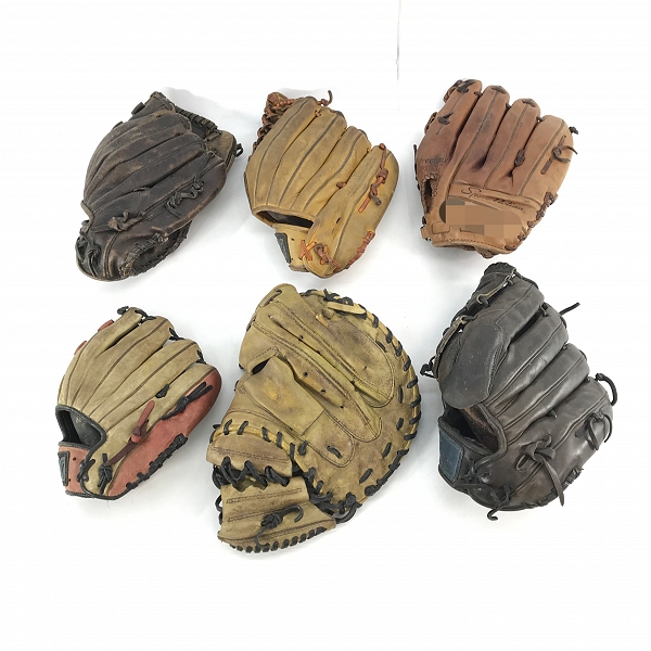 実際に弊社で買取させて頂いた【おまとめ】ミズノ/ベン/ハイゴールド 等 野球グローブ