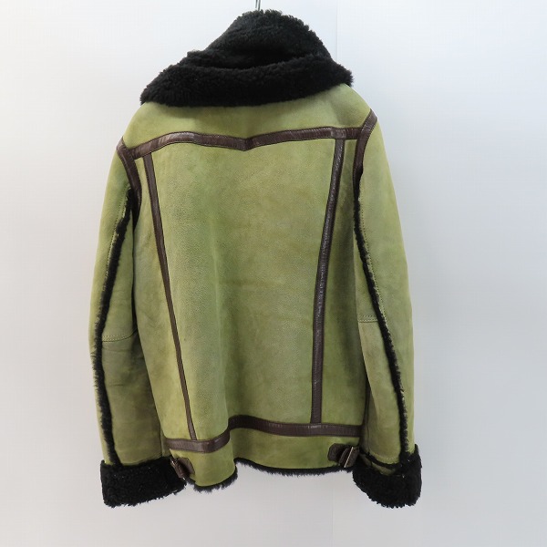 実際に弊社で買取させて頂いたDIESEL/ディーゼル 裏ボア ラムレザー/羊革 ムートンジャケット/Sの画像 1枚目