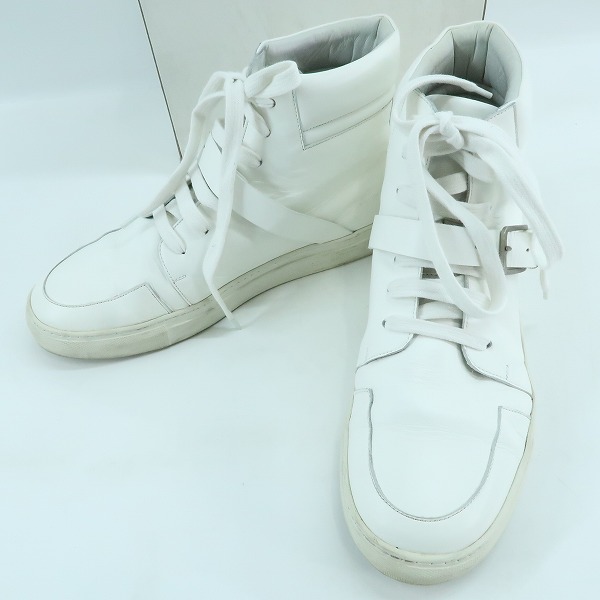 実際に弊社で買取させて頂いたKRISVANASSCHE/クリスヴァンアッシュ ベルクロ ハイカットスニーカー/43