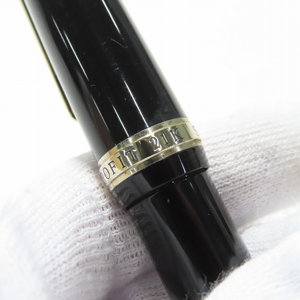 実際に弊社で買取させて頂いたSAILOR/セーラー PROFIT/プロフィット ペン先刻印 21K H-MF 万年筆の画像 6枚目