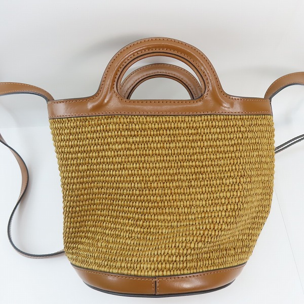 実際に弊社で買取させて頂いたMARNI/マルニ マーケット フラワーカフェ ピクニックバッグ/トートバッグ/ミニかごバッグの画像 1枚目