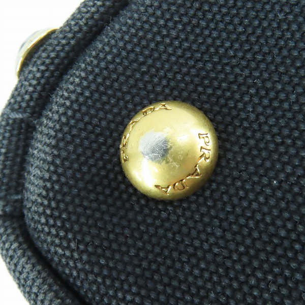 実際に弊社で買取させて頂いたPRADA/プラダ CANAPA/カナパ 2WAY スタッズ ハンドバッグ/ショルダーバッグの画像 6枚目