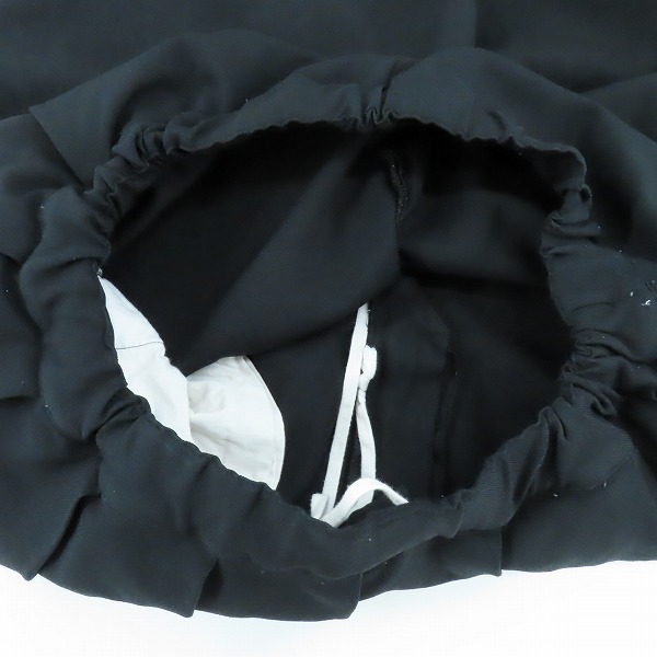 実際に弊社で買取させて頂いたBLACK COMME des GARCONS/ブラック コムデギャルソン AD2019 レイヤードパンツ 1D-P025 Sの画像 5枚目