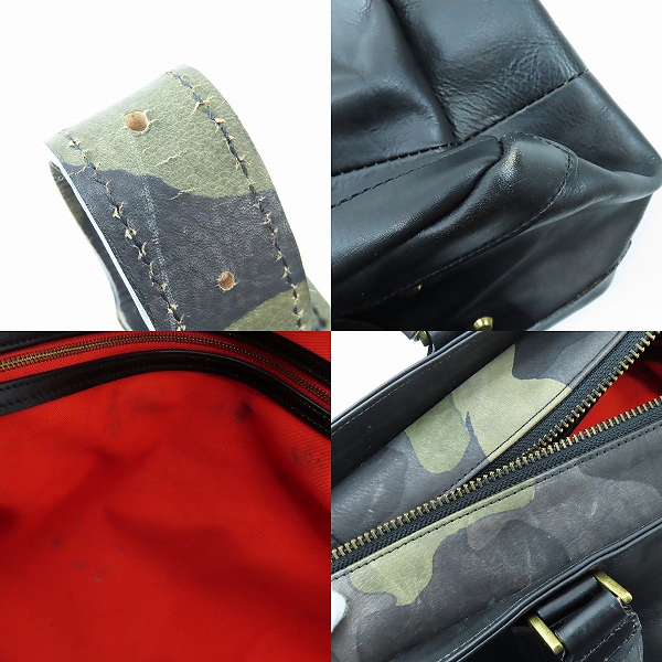 実際に弊社で買取させて頂いたDIESEL×master piece/ディーゼル×マスターピース オールレザー トートバッグの画像 8枚目