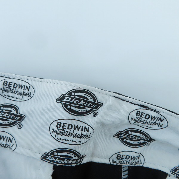 実際に弊社で買取させて頂いたDickies/ディッキーズ×BEDWIN&THE HEARTBREAKERS/ベドウィン トラウザーパンツ ブラック 22SB-4667/1の画像 7枚目